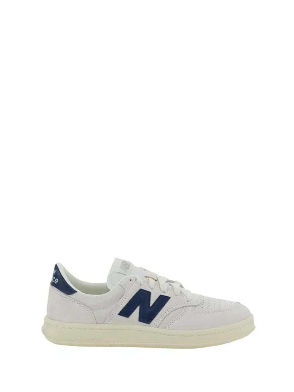 NEW BALANCE Perforated Leather Sneakers Rubber Sole In White Product Image