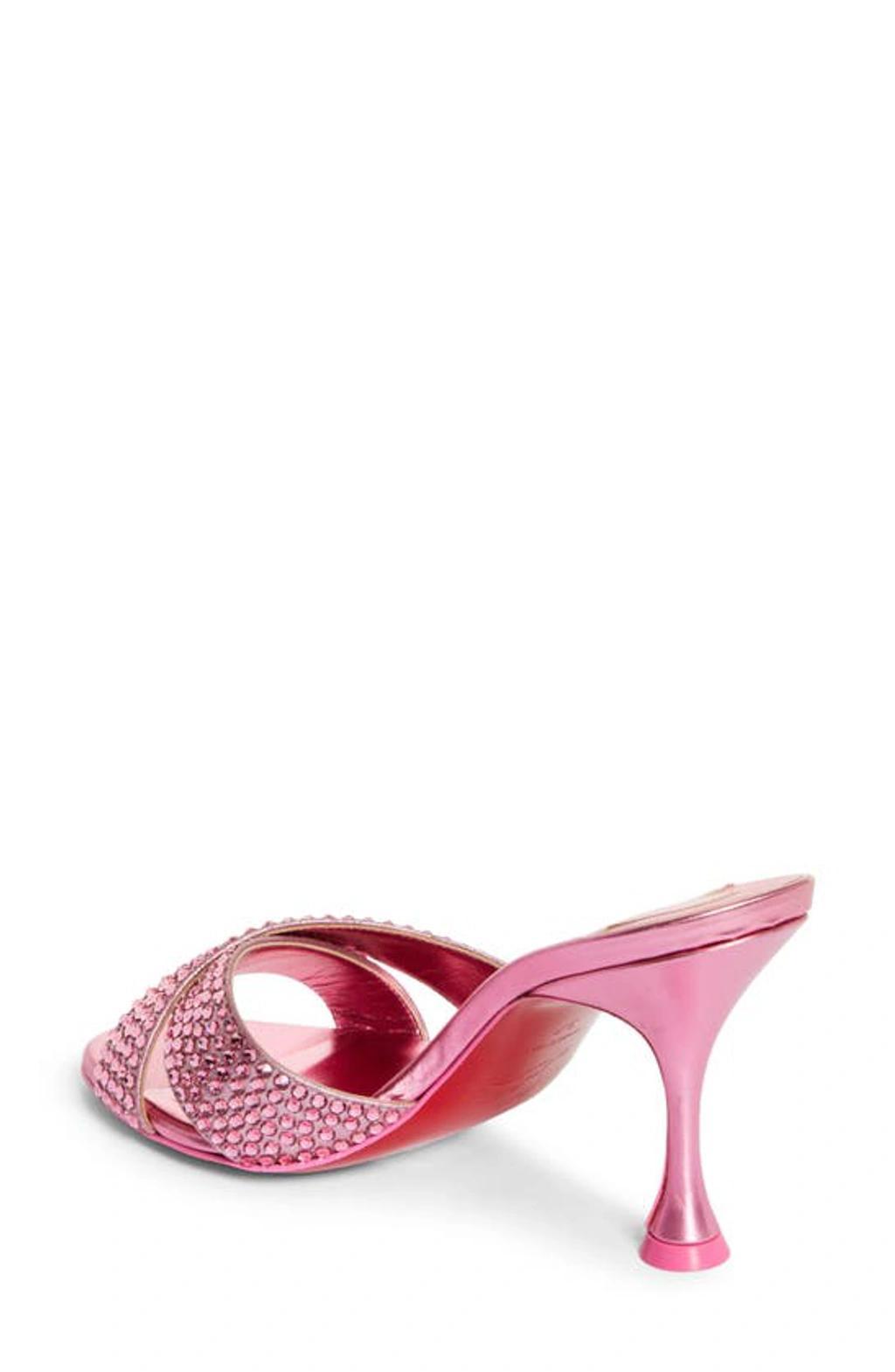 CHRISTIAN LOUBOUTIN Mariza Is Back 85mm Crystal-embellished Suede Pumps In Version Glam Product Image