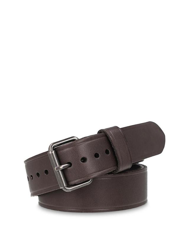 Allsaints Mens Heat Creased Leather Belt Product Image