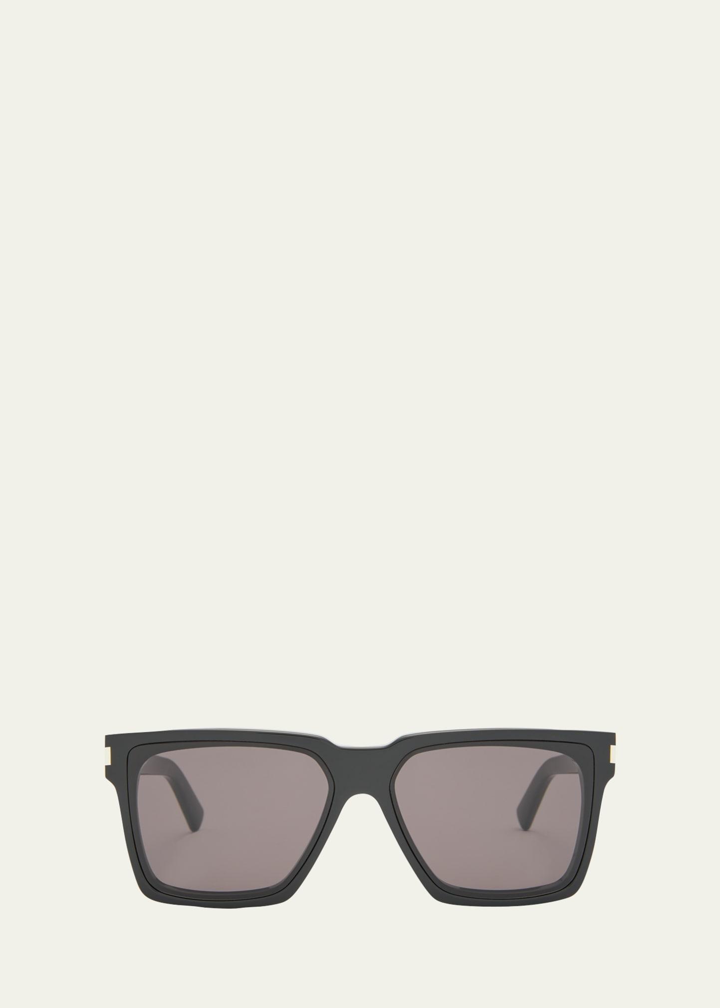 Mens SL 610 Nylon and Acetate Rectangle Sunglasses Product Image