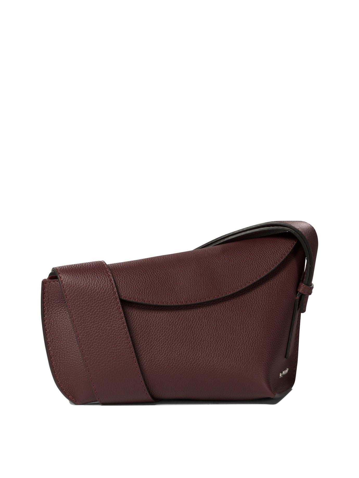 Men's "sling" Crossbody Bag In Bordeaux Product Image