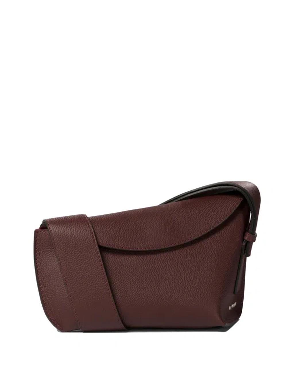 Men's "sling" Crossbody Bag In Bordeaux Product Image