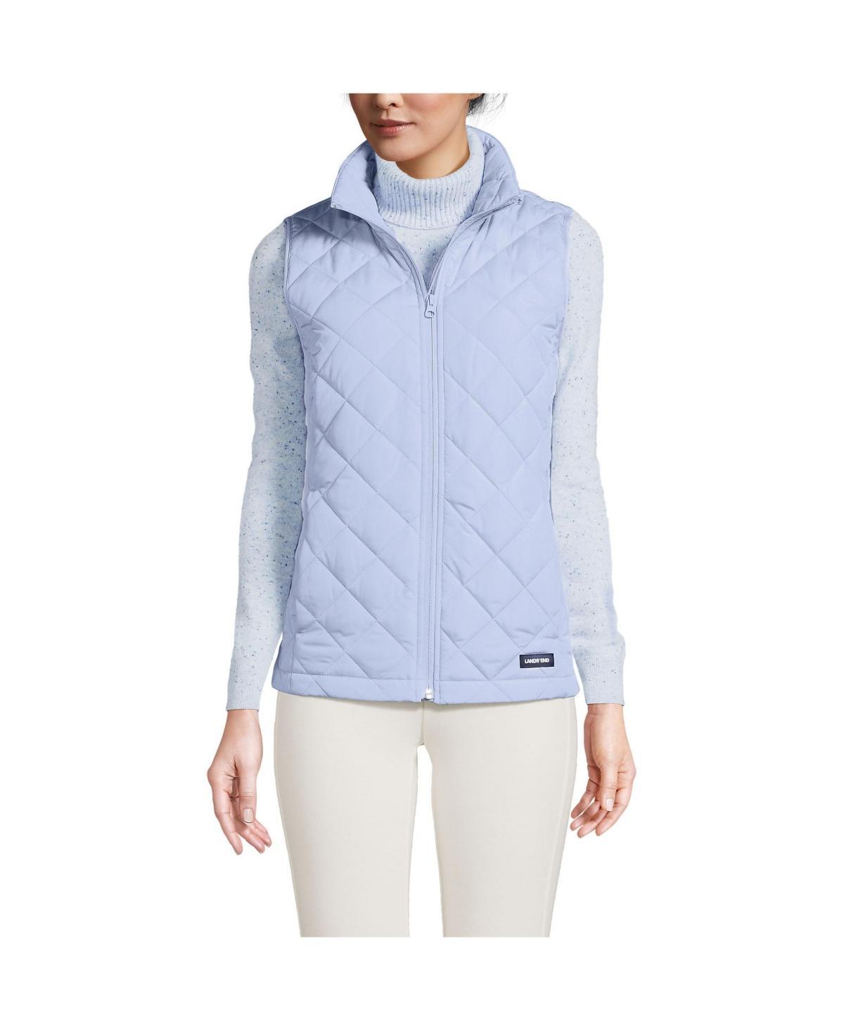 Womens Lands End Insulated Vest Soft Purple Product Image