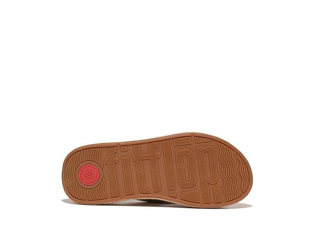 FitFlop F-Mode Espadrille Adj. Leather Flatform Toe-Thongs Women's Sandals Product Image