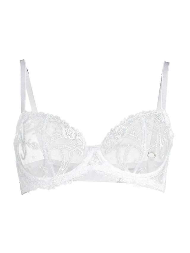 Womens Sanika Sheer Underwire Balconette Bra Product Image