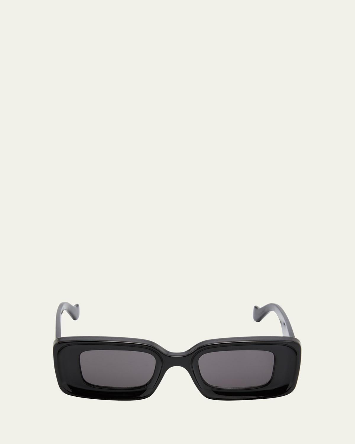 Loewe Chunky Anagram 46mm Rectangular Sunglasses Product Image