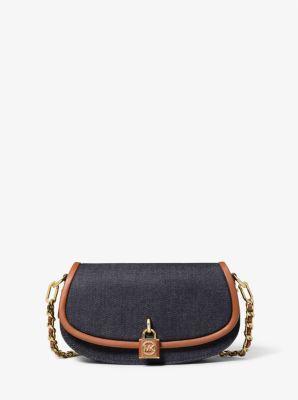 Mila Small Denim Shoulder Bag Product Image