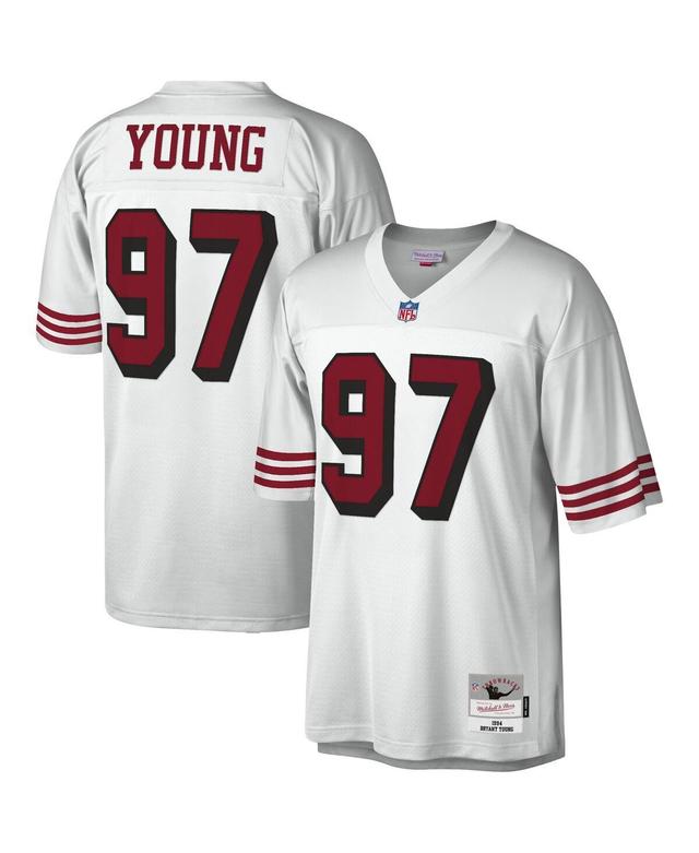 Mens Bryant Young White San Francisco 49ers 1994 Legacy Replica Jersey - White Product Image