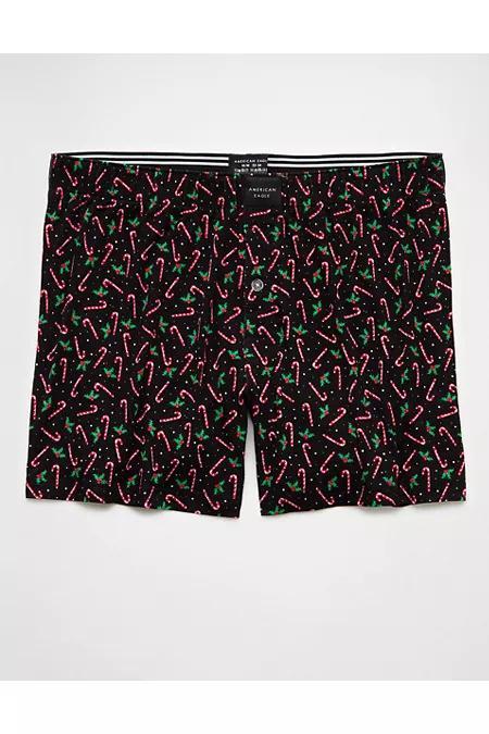 AEO Mens Mini Candy Canes Slim Knit Ultra Soft Boxer Short Men's Product Image