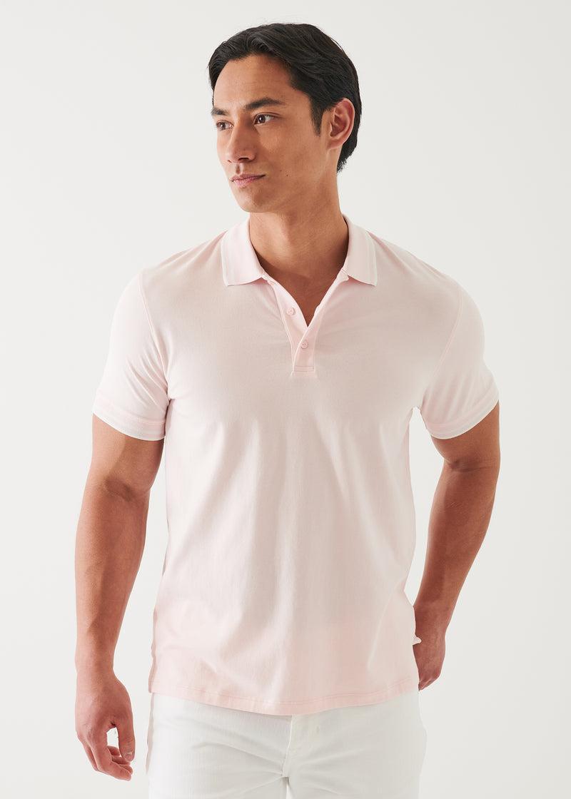 Patrick Assaraf Iconic Tipped Buttoned Polo Male Product Image