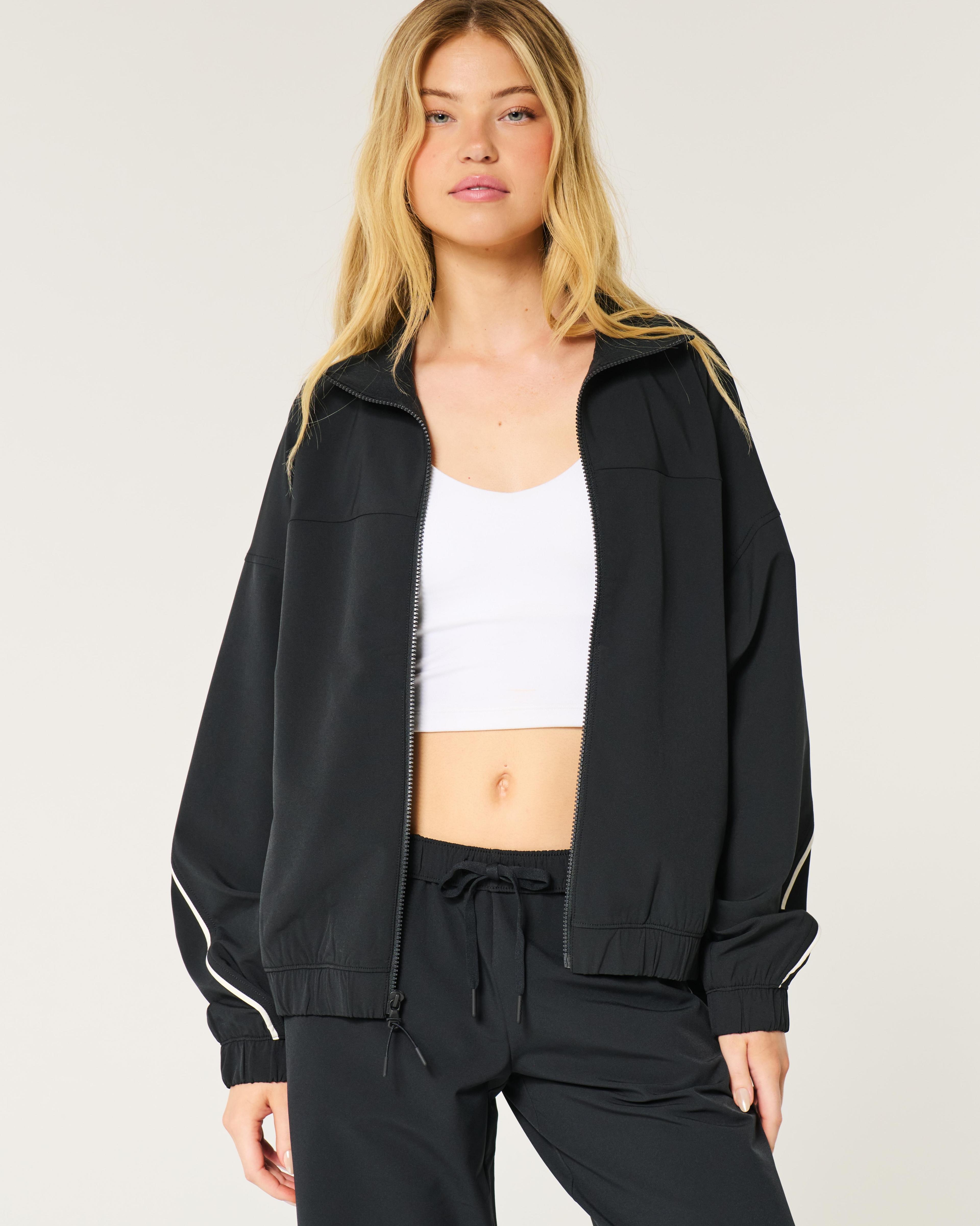 Gilly Hicks Cozy Lined Track Jacket Product Image