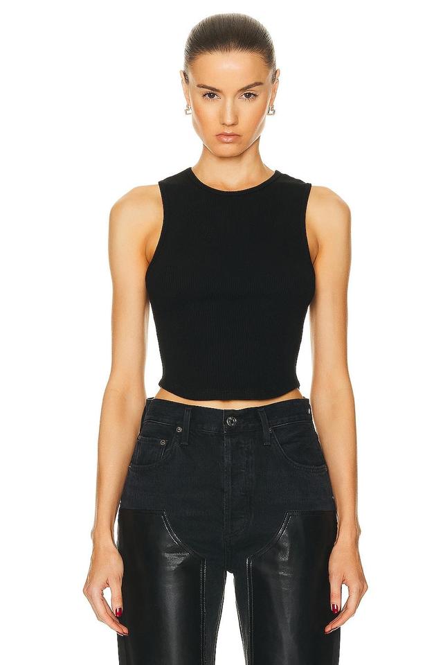 Womens Nova Rib-Knit Cropped Tank Product Image