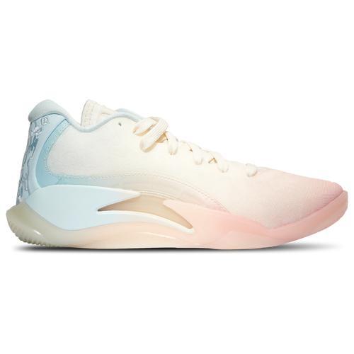 JORDAN Nike Men's Zion 3 "rising" Basketball Shoes In Bleached Coral/pale Ivory/crimson Tint Product Image