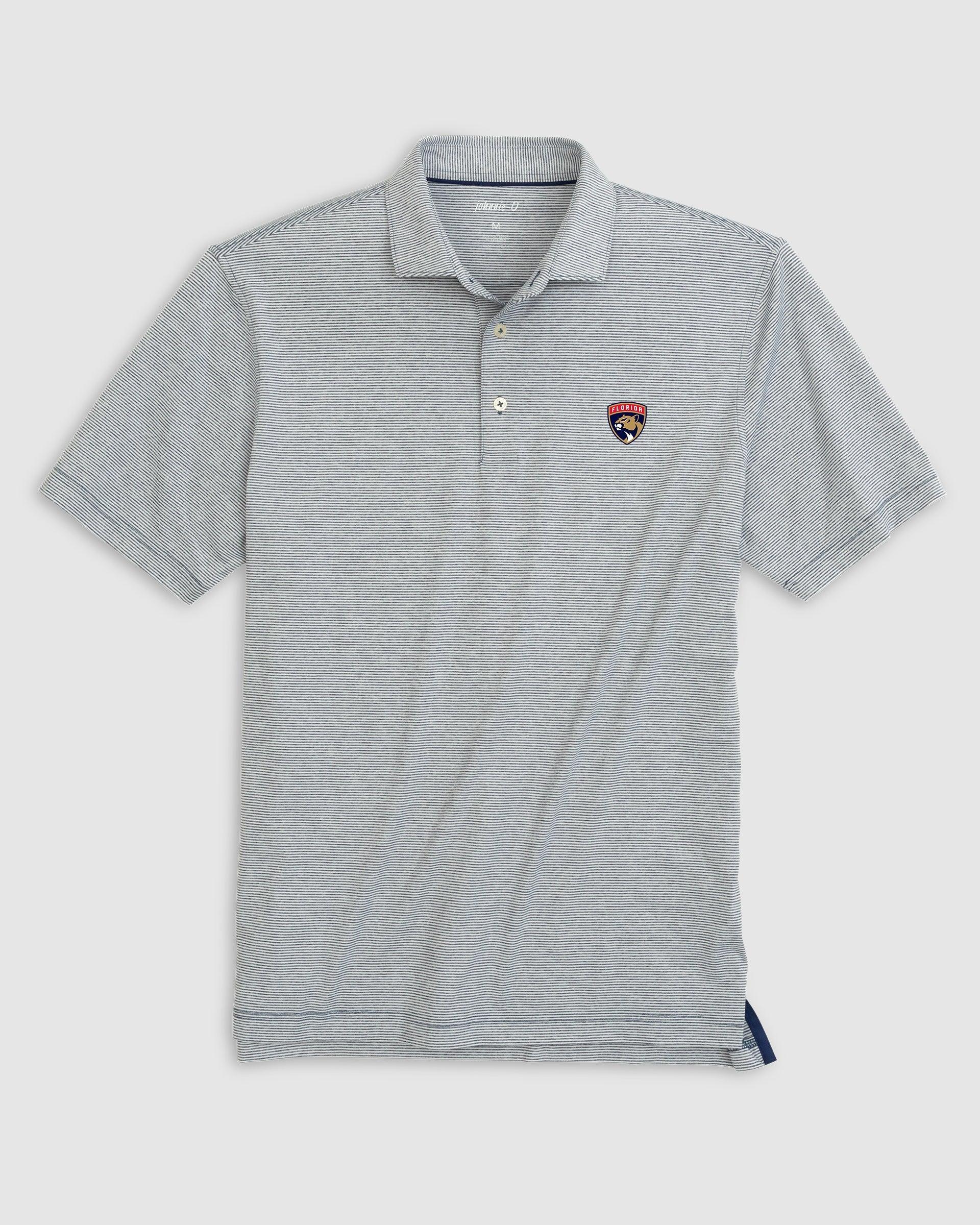 New York Islanders Lyndon Striped Jersey Performance Polo Product Image