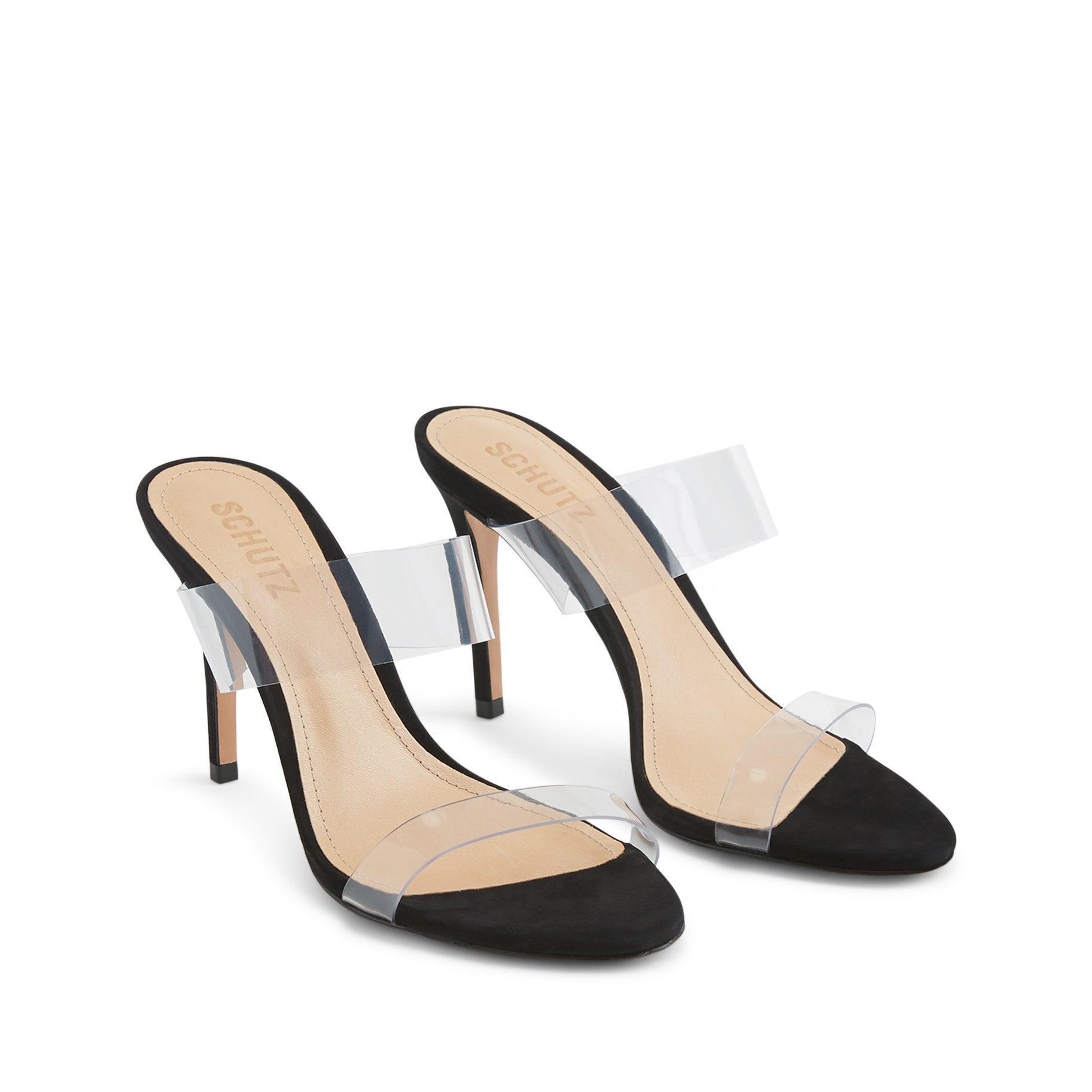 Schutz Ariella Heel in Black. Size 10, 6, 7.5, 8, 8.5, 9.5. Product Image