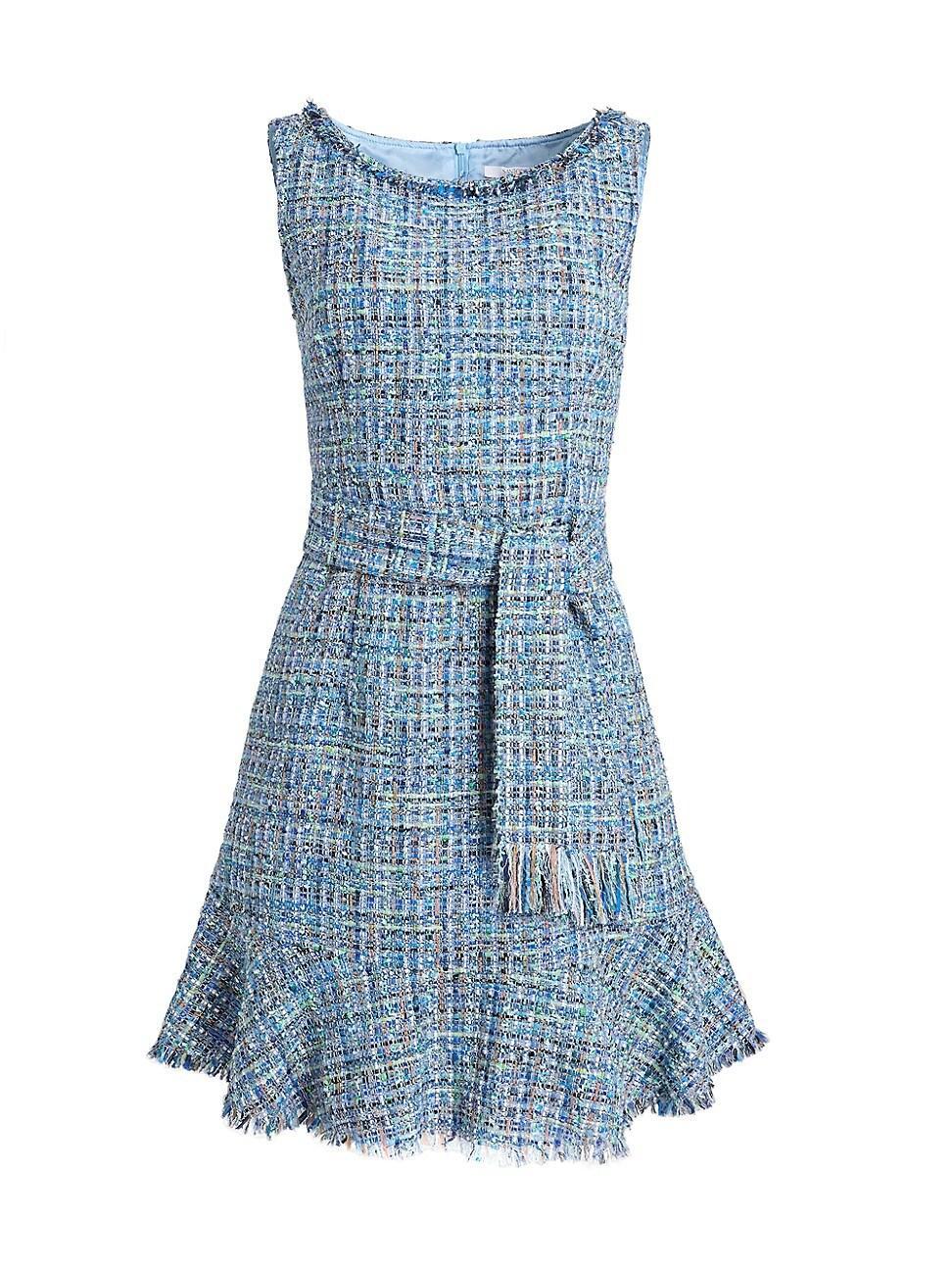 Womens Celine Tweed Sheath Dress Product Image