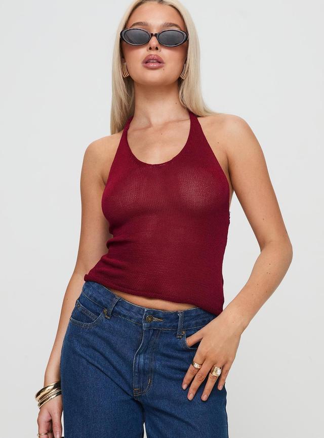 Priscilla Top Red Product Image