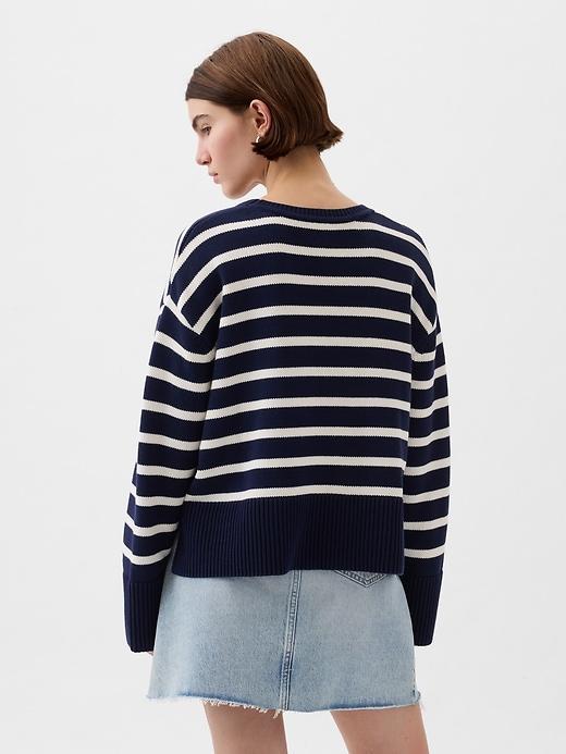 24/7 Split-Hem Shrunken Sweater Product Image