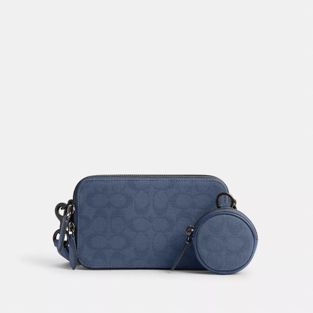 Charter Slim Crossbody In Signature Canvas Jacquard Product Image