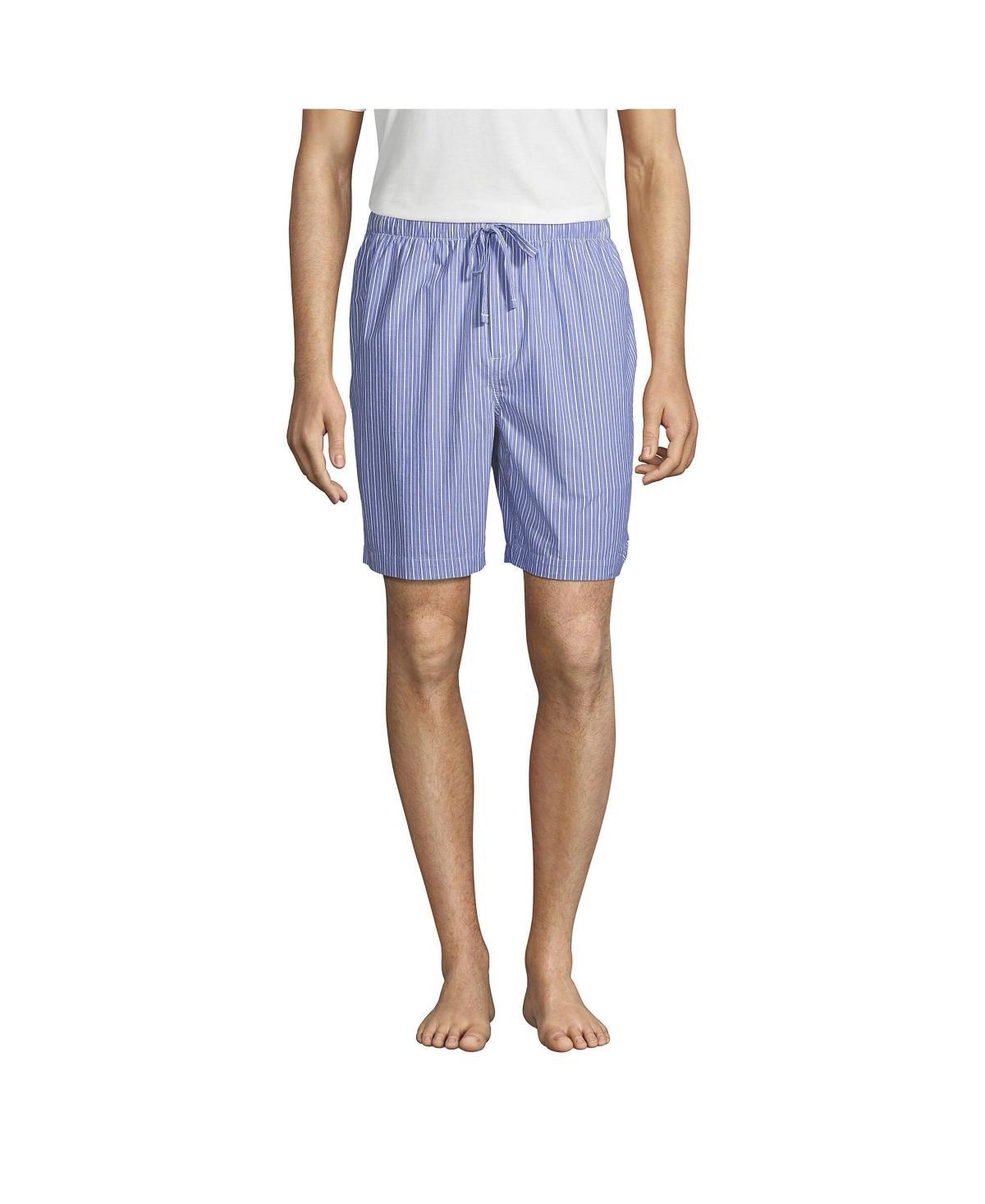 Lands End Mens Poplin Pajama Shorts Product Image