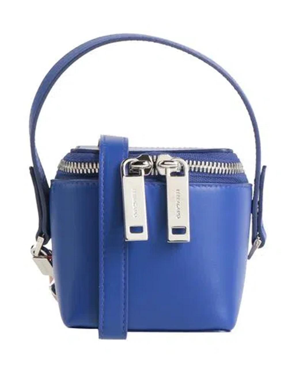 Woman Cross-body Bag Blue Size - Calfskin Product Image