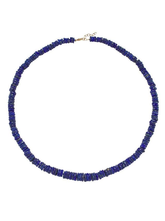 Womens Atlas Lapis Beaded Necklace Product Image