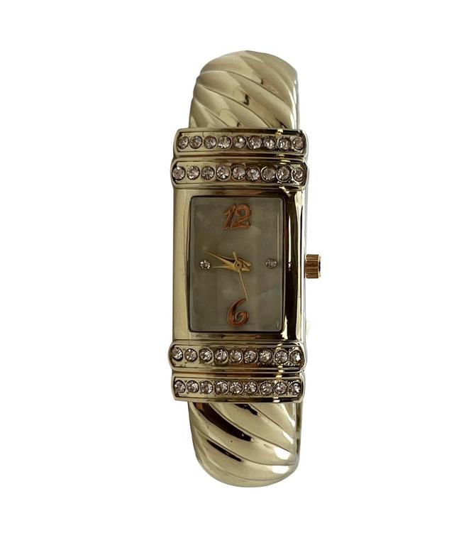 Olivia Pratt Metallic Thin Face Bangle Women Watch Product Image