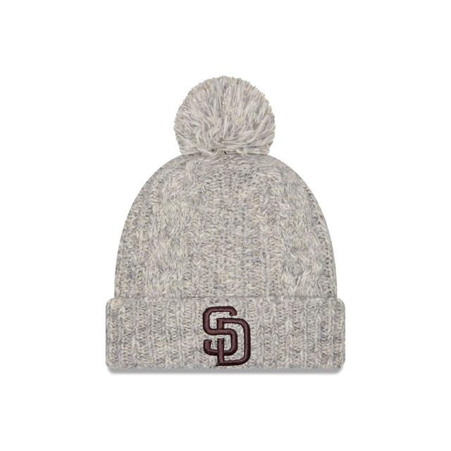 San Diego Padres Shimmer Pom Knit Hat Male Product Image