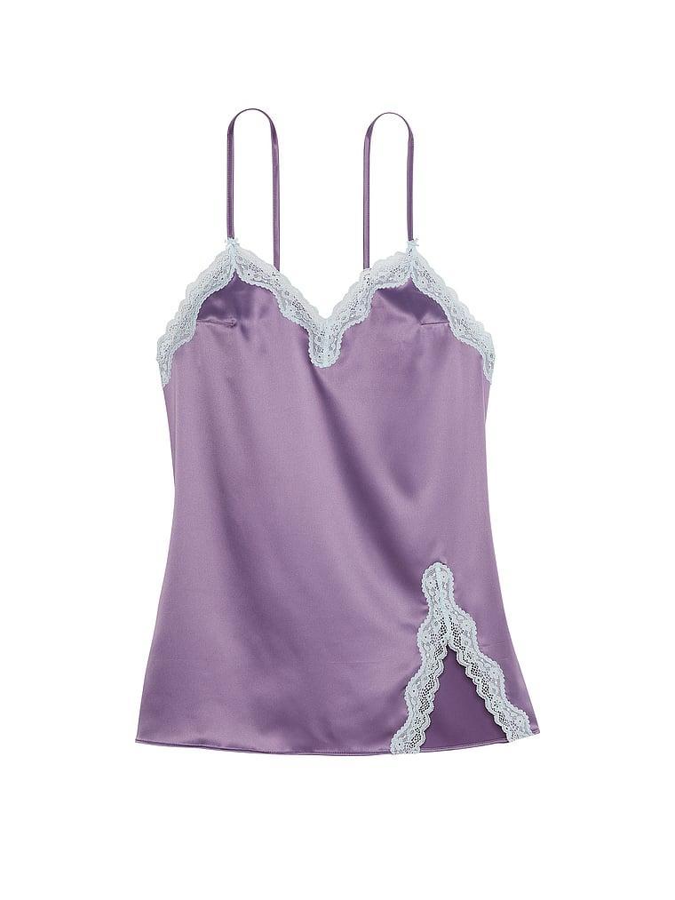 Tease Satin Lace-Trim Mini Slip Product Image