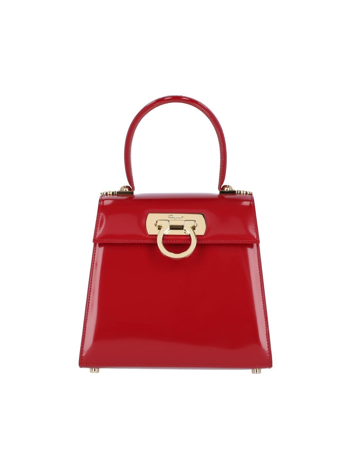 Iconic S Handbag In Red Product Image