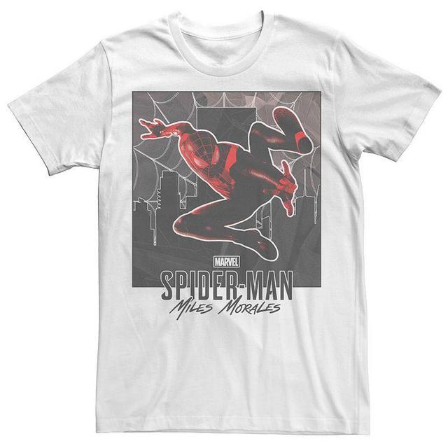 Mens Marvel Spider-Man Miles Morales Action Portrait Tee Product Image