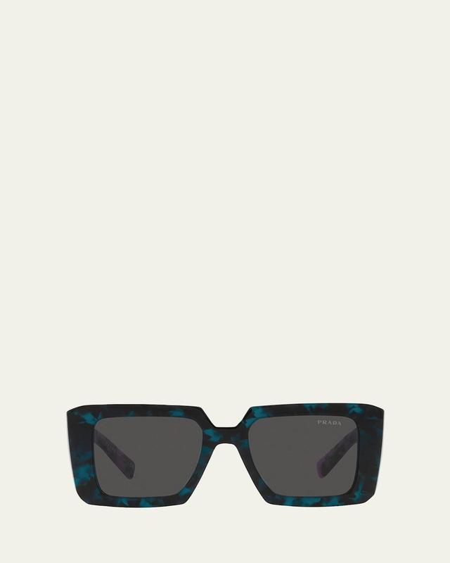 Geometric Rectangle Acetate Sunglasses Product Image