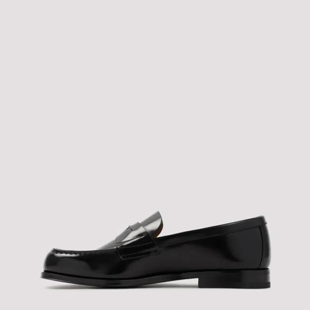 PRADA Leather Loafers In Black Product Image