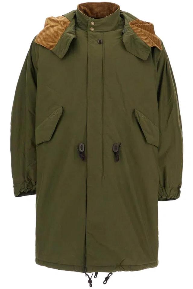 BARBOUR X Baracuta Mods Fishtail Parka In Green Product Image