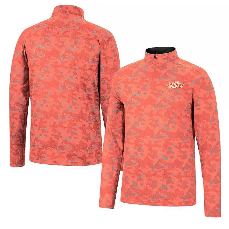 Mens Colosseum Oklahoma State Cowboys Tivo Quarter-Zip Jacket Product Image