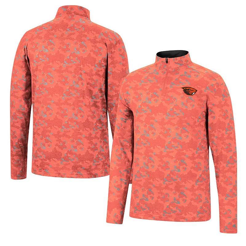 Mens Colosseum Oregon State Beavers Tivo Quarter-Zip Jacket Product Image