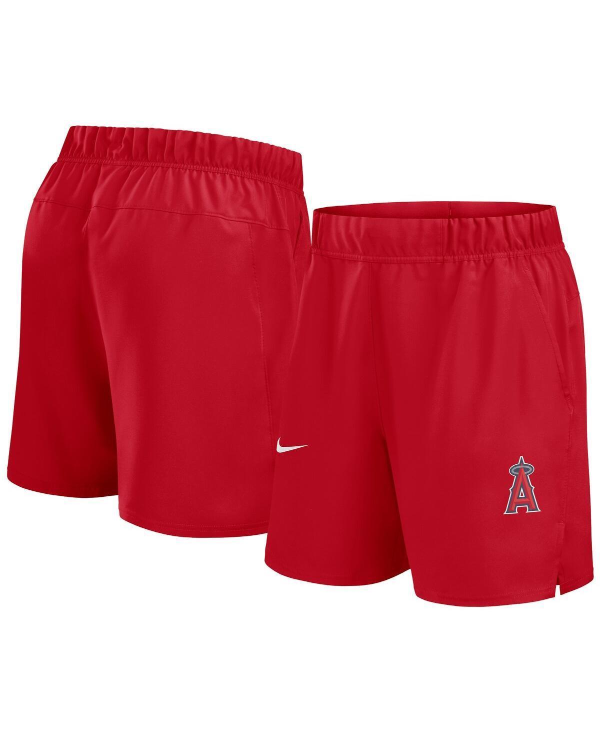 Nike Mens Red Los Angeles Angels Woven Victory Performance Shorts Product Image