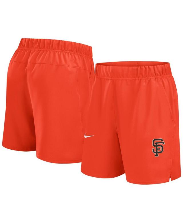 Nike Mens Orange San Francisco Giants Woven Victory Performance Shorts Product Image