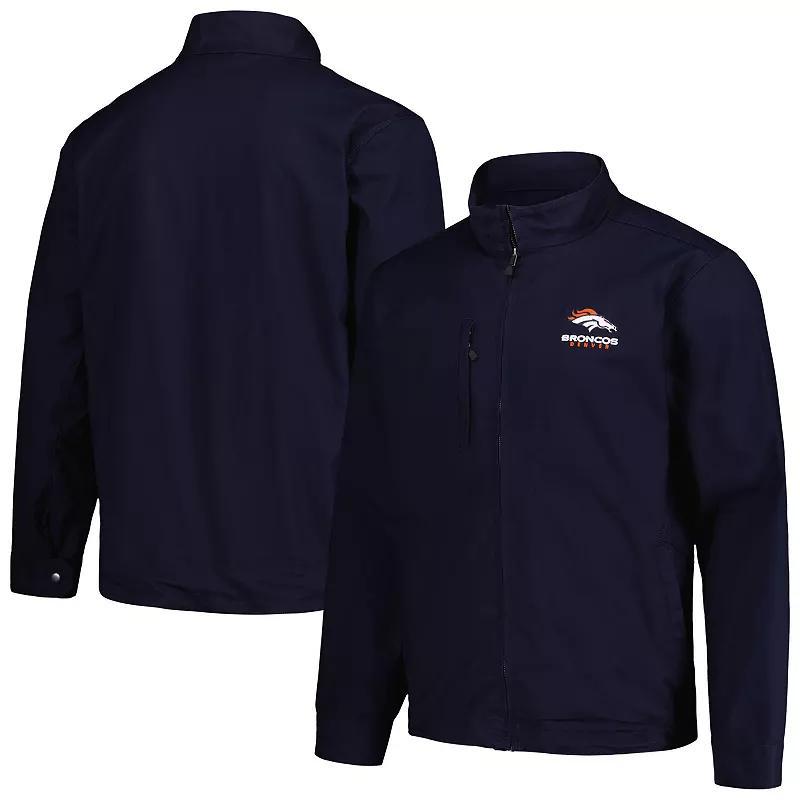 Mens Dunbrooke Denver Broncos Journey Workwear Tri-Blend Full-Zip Jacket Blue Product Image