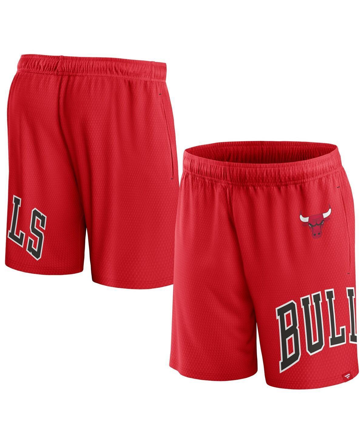 Mens Fanatics Branded Chicago Bulls Free Throw Mesh Shorts Product Image