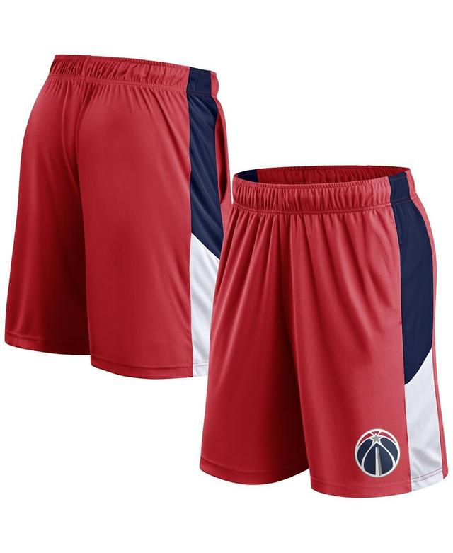 Mens Fanatics Branded Red Washington Wizards Practice Performance Shorts Product Image