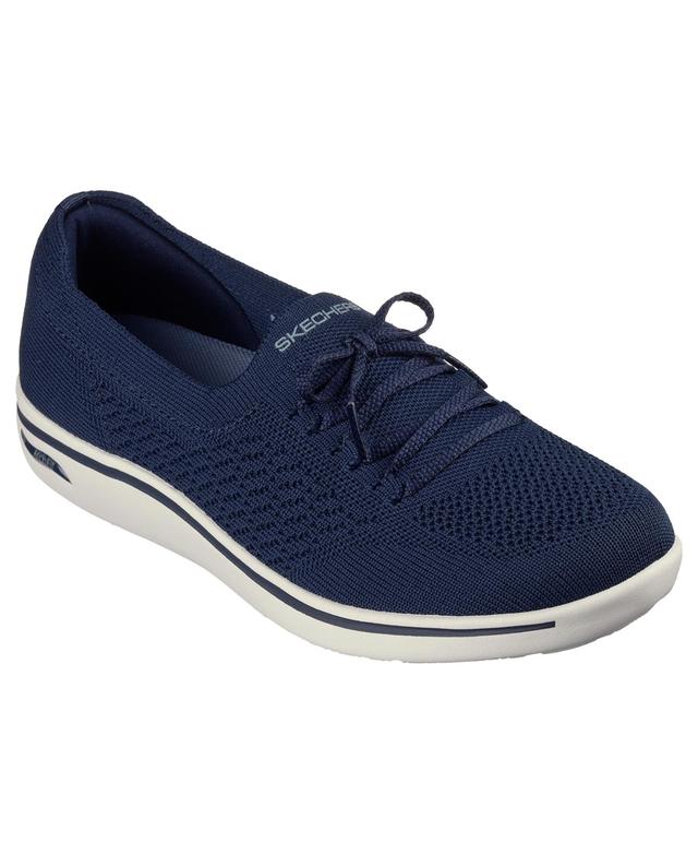 Skechers Womens Arch Fit Uplift-Florence Casual Sneakers from Finish Line - Navy Product Image