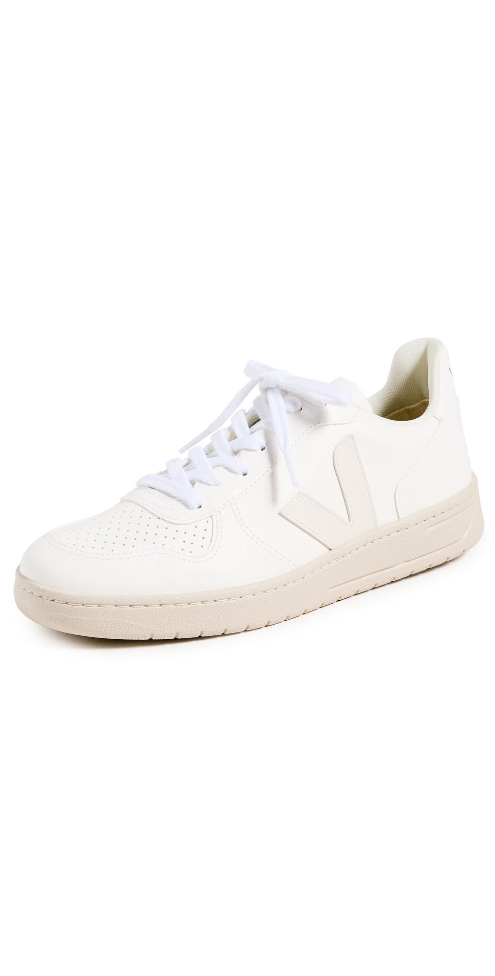 Veja V-10 Laceup Sneakers  - Size: 38 - Gender: female Product Image