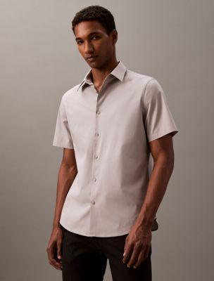 Cotton Stretch Slim Button-Down Shirt Product Image