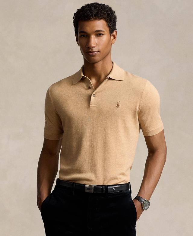 Polo Ralph Lauren Mens Cotton Polo-Collar Sweater Product Image