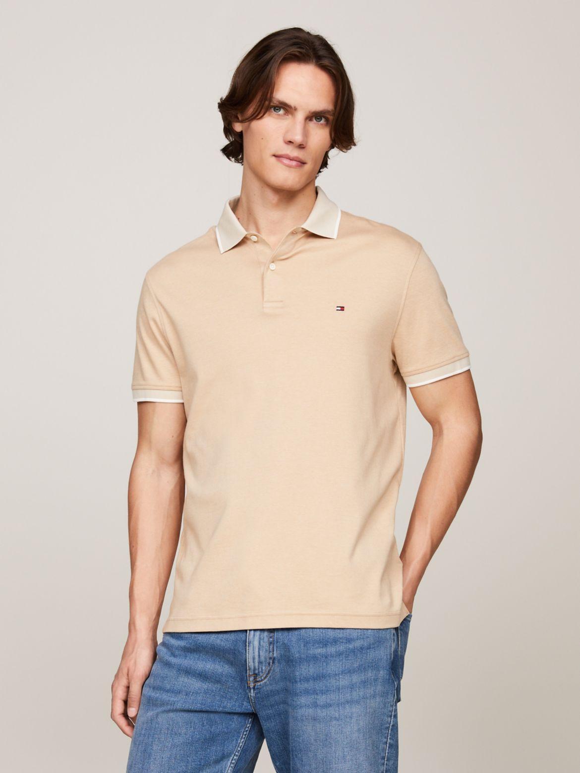 Tommy Hilfiger Men's Regular Fit Two-Tone Interlock Polo Product Image