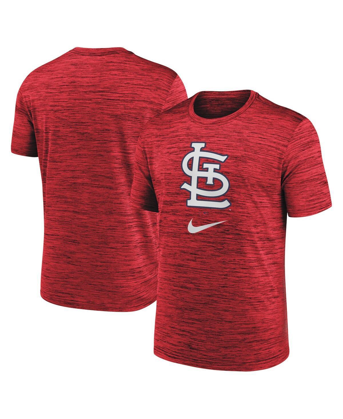 Mens Nike Red St. Louis Cardinals Logo Velocity Performance T-shirt Product Image