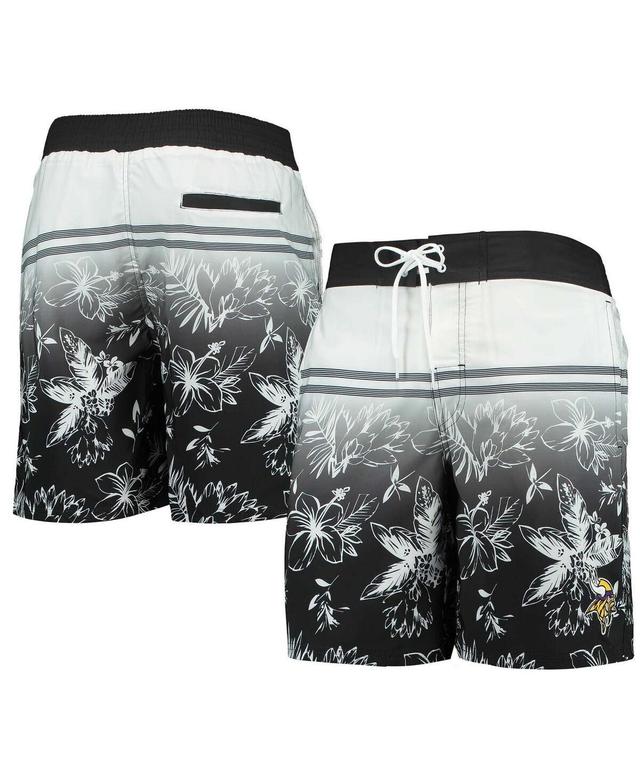 Mens G-iii Sports by Carl Banks Black Minnesota Vikings Island Volley Swim Shorts Product Image