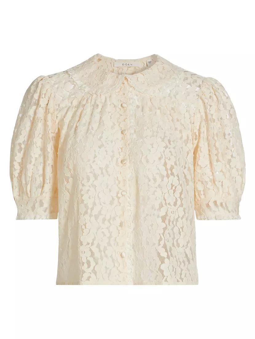 Lenore Lace Short-Sleeve Blouse product image