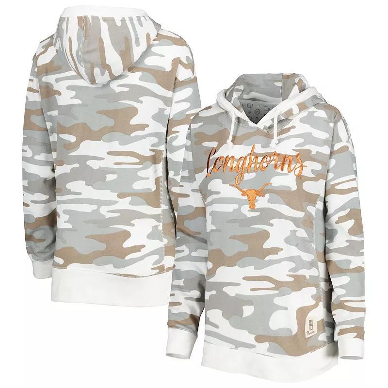 Womens Pressbox Camo Texas Longhorns San Pablo Pullover Hoodie Product Image